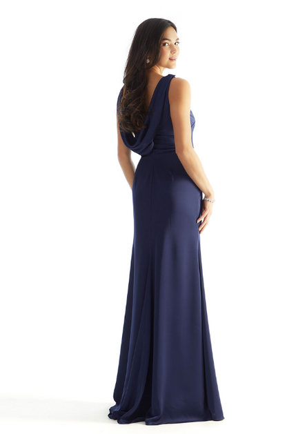 Cowl back satin bridesmaid dress - SPECIAL ORDER ONLY