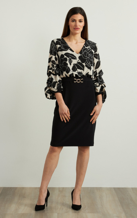 Joseph Ribkoff mock two piece dress